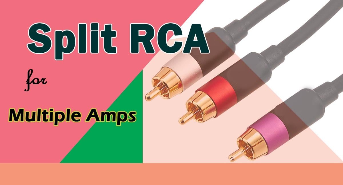 How To Split RCA For Multiple Amps