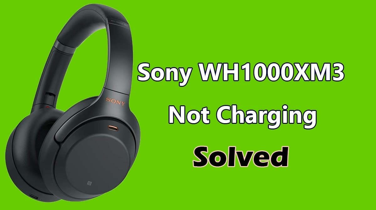 Sony WH 1000xm3 Not Charging
