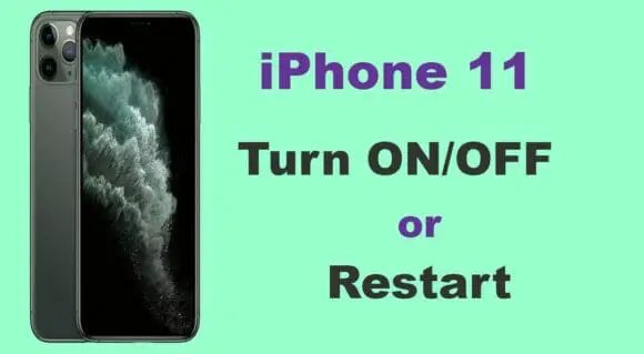 How To Turn ONOFFRestart iPhone 11
